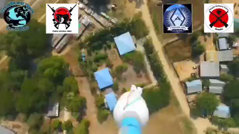 Myanmar: PDF units in Shwebo, Sagaing released footage of drone strikes against Junta/Tatmadaw forces on the 8th. Resistance groups in Myanmar continue to expand their drone arsenals to fight the Junta. WhatsHappeninglnMyanmar  2022Feb12Coup