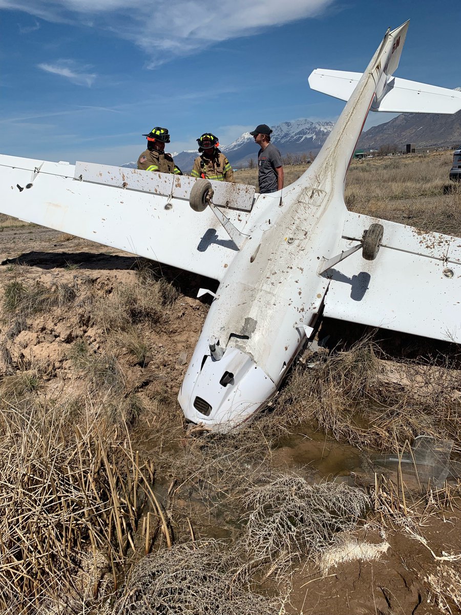 Only minor injuries reported in small plane crash at Spanish Fork airport