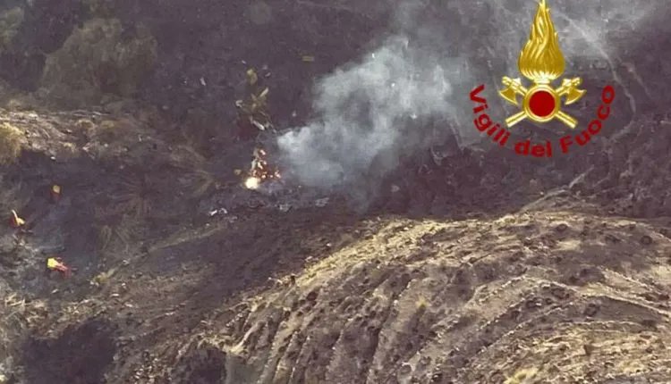A Canadair CL-415 aircraft with two pilot-firefighters on board crashed while fighting a large fire on the slopes of Mount Etna near Catania, Italy, when the disaster occurred. Both pilots died during the crash