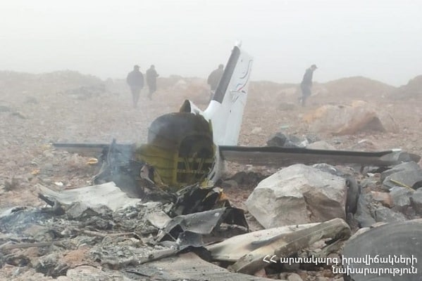 V-55 plane crashed in Armenia, 2 pilots, Russian citizens, dead