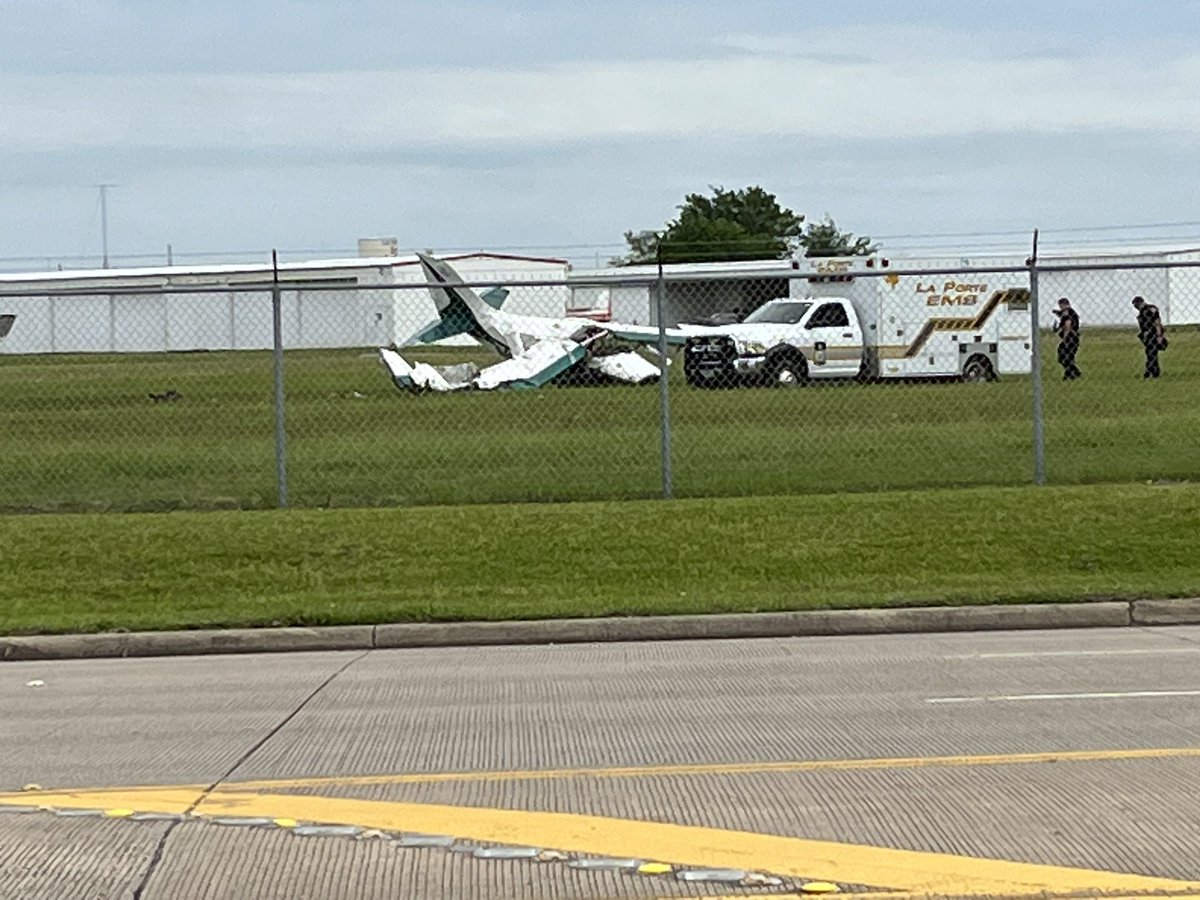 One person in critical condition after a single engine plane crash at La Porte Airport.