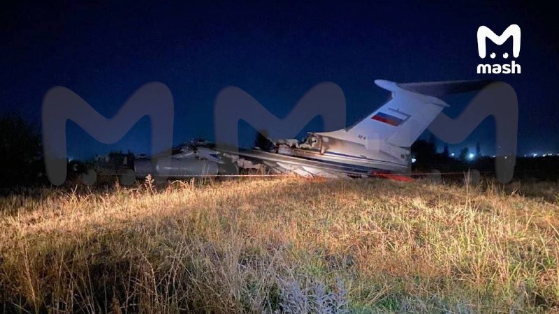 Russian Il-76 caught fire during taking off at air base in Tajikistan
