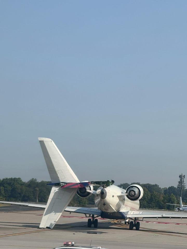 Delta Air Lines A350-941 collides with a Delta Connection Bombardier CRJ-900LR at Atlanta International Airport. The accident resulted in the vertical and horizontal stabilizer of the CRJ being severed from the aircraft. According to Delta Air Lines, the wing of an Airbus A350 taxiing out as DL295 from Atlanta to Tokyo-Haneda made contact with the tail of an Endeavor Air CRJ-900, DL5526 to LaFayette, Louisiana, on an adjacent taxiway, resulting in damage to the tail of the regional jet and the wing of the A350