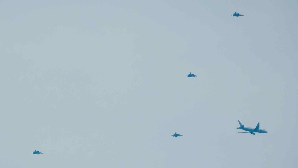 F-22s arrive in the Middle East