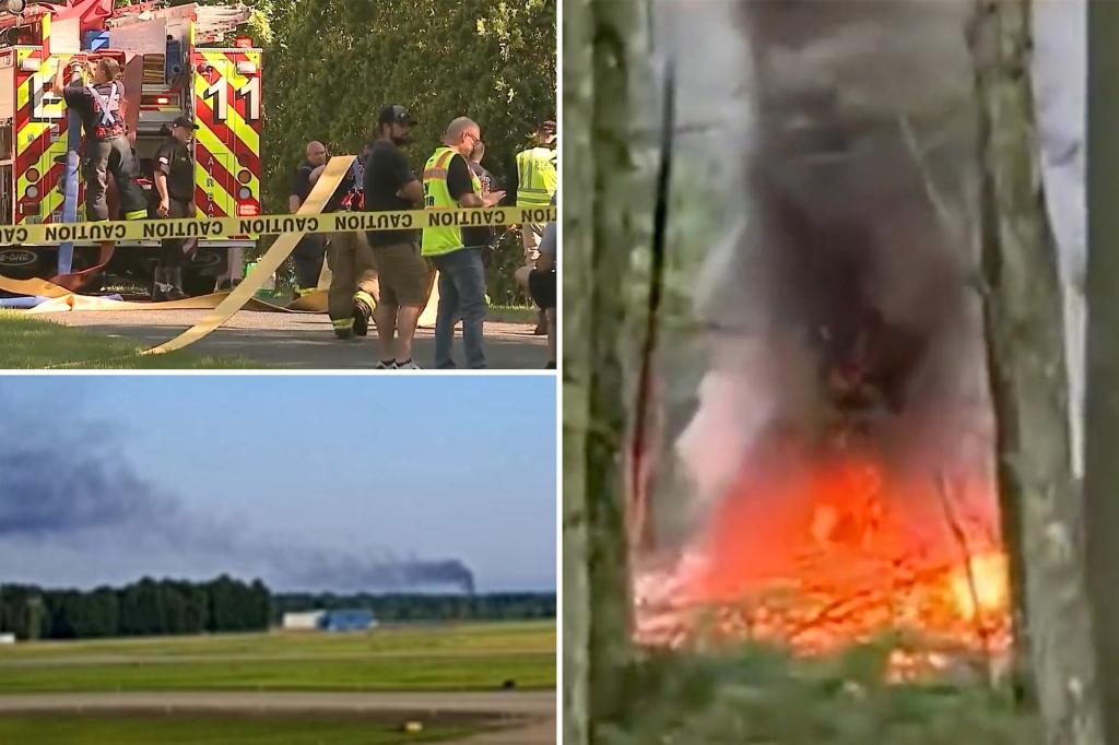 6 killed after small plane crashes after takeoff in Youngstown, Ohio