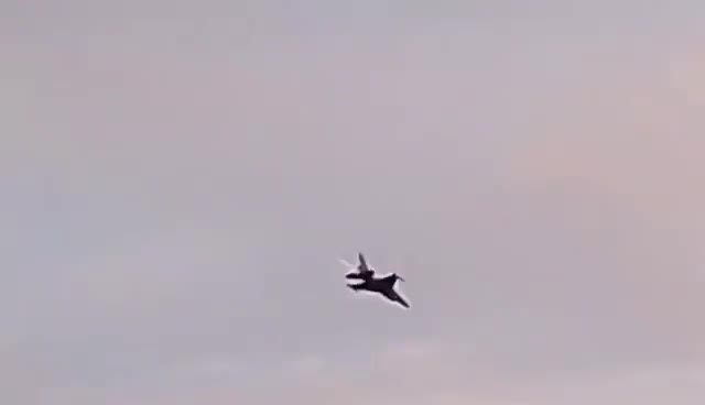 During the exercises before the Air Show in Radom, the F-16 was different