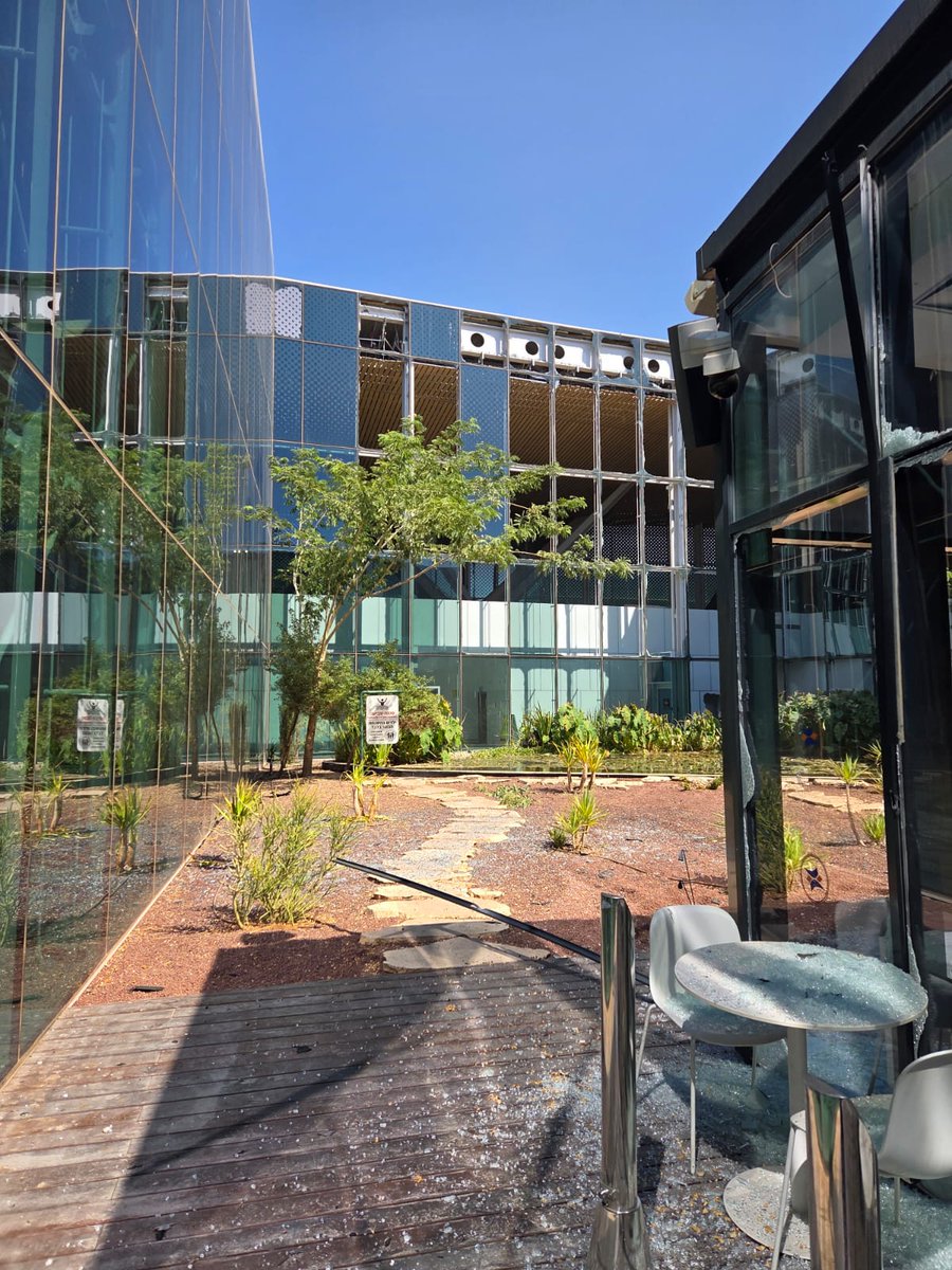 תיעוד: פגיעת הכטבם מתימן בשדה התעופה רמון