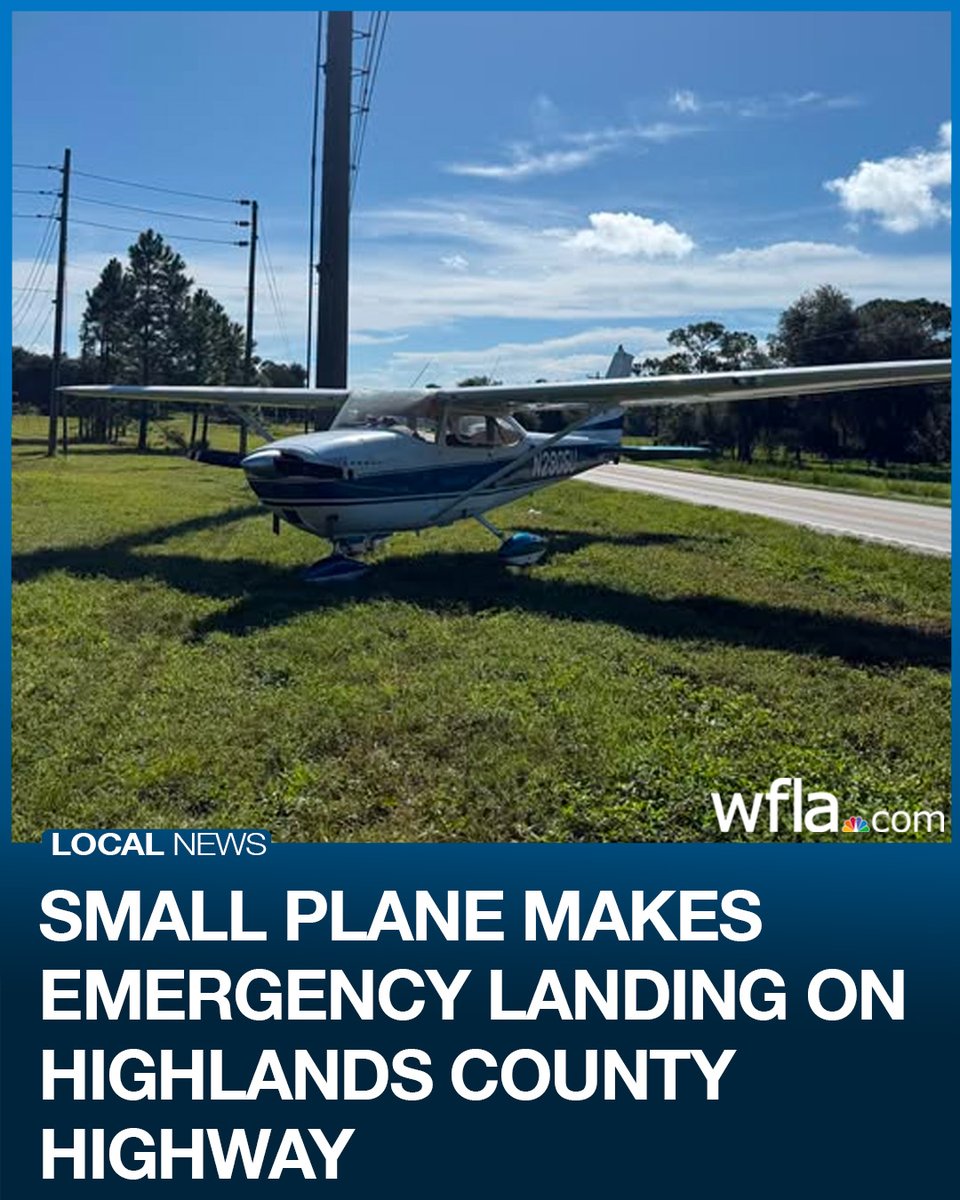Three people walked away uninjured after a plane made an emergency landing in Sebring Saturday morning